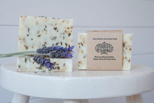 Shea Butter & Lavender Handmade Soap all natural by Panna Soaps